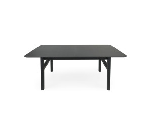 Mesa de comedor Butterfly (Extensible) (Negro)